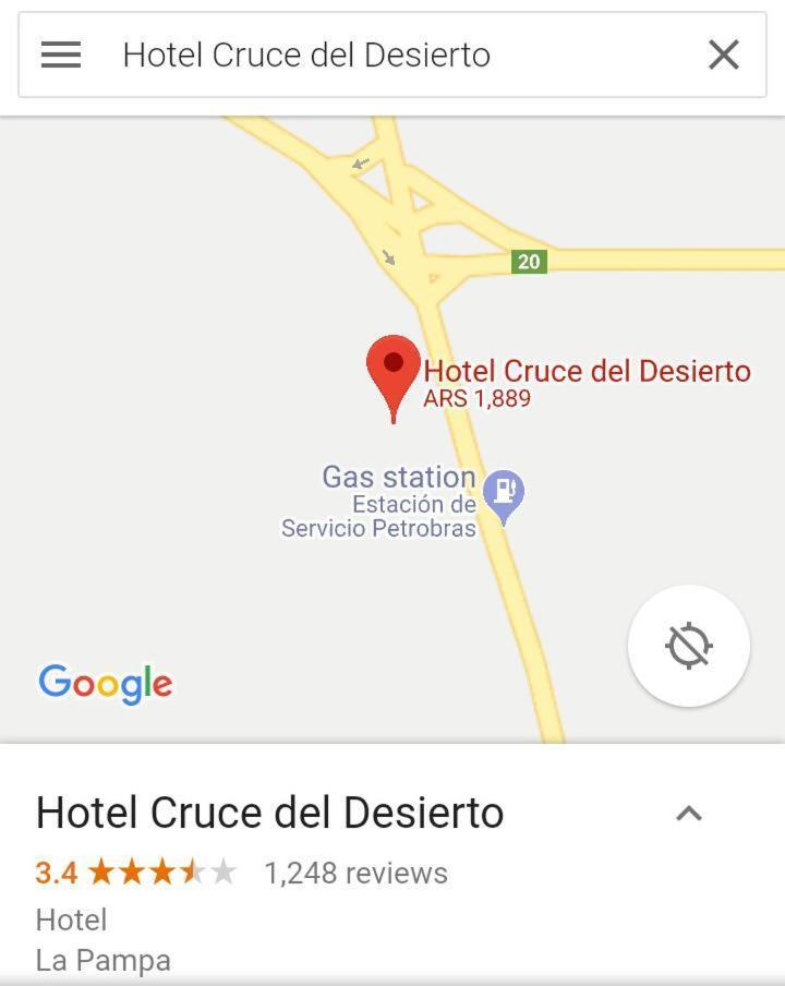 Hotel Cruce Del Desierto Veinticinco de Mayo  Exterior foto